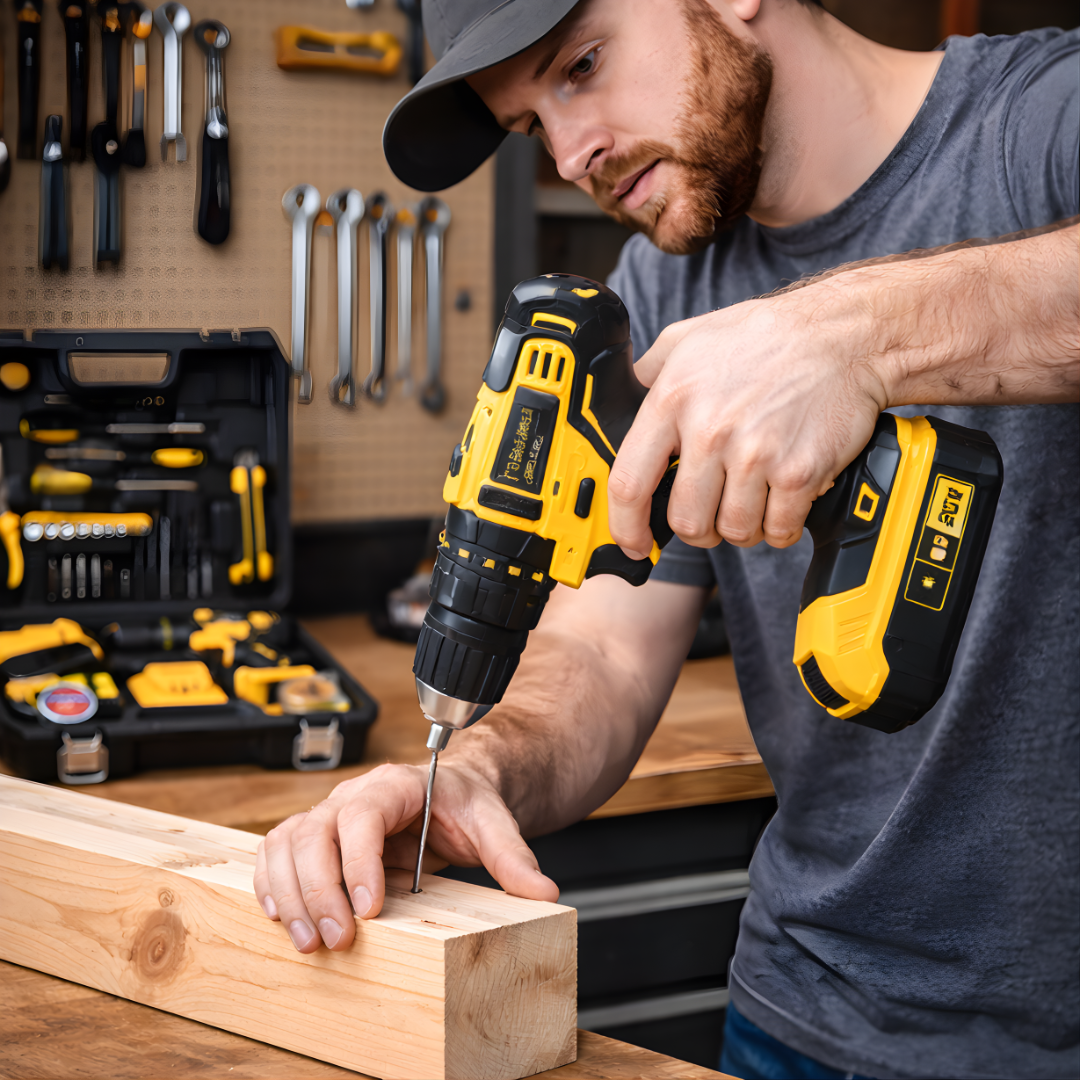 Aku bušilica sa setom alata