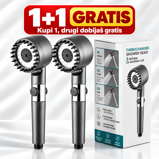 3u1 Turbo Tuš sa Filterom 1 + 1 GRATIS
