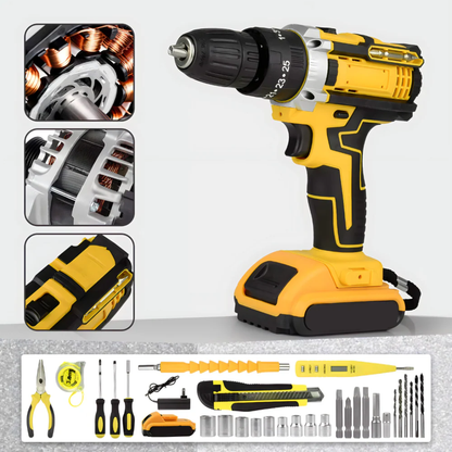 Aku bušilica sa setom alata