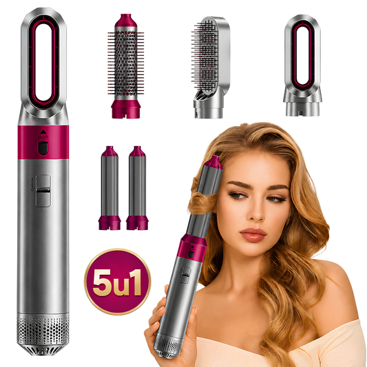 Styler 5 u 1 - Volumen, Sušenje, Kovrdže i Ispravljanje