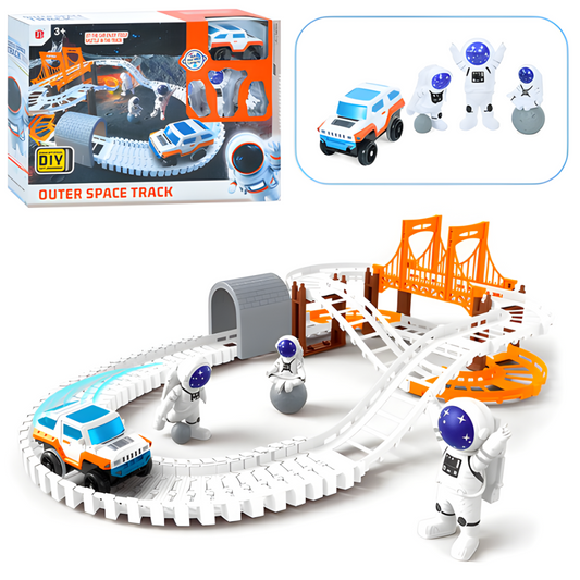 Svemirska Staza sa 3 Astronauta i Autićem