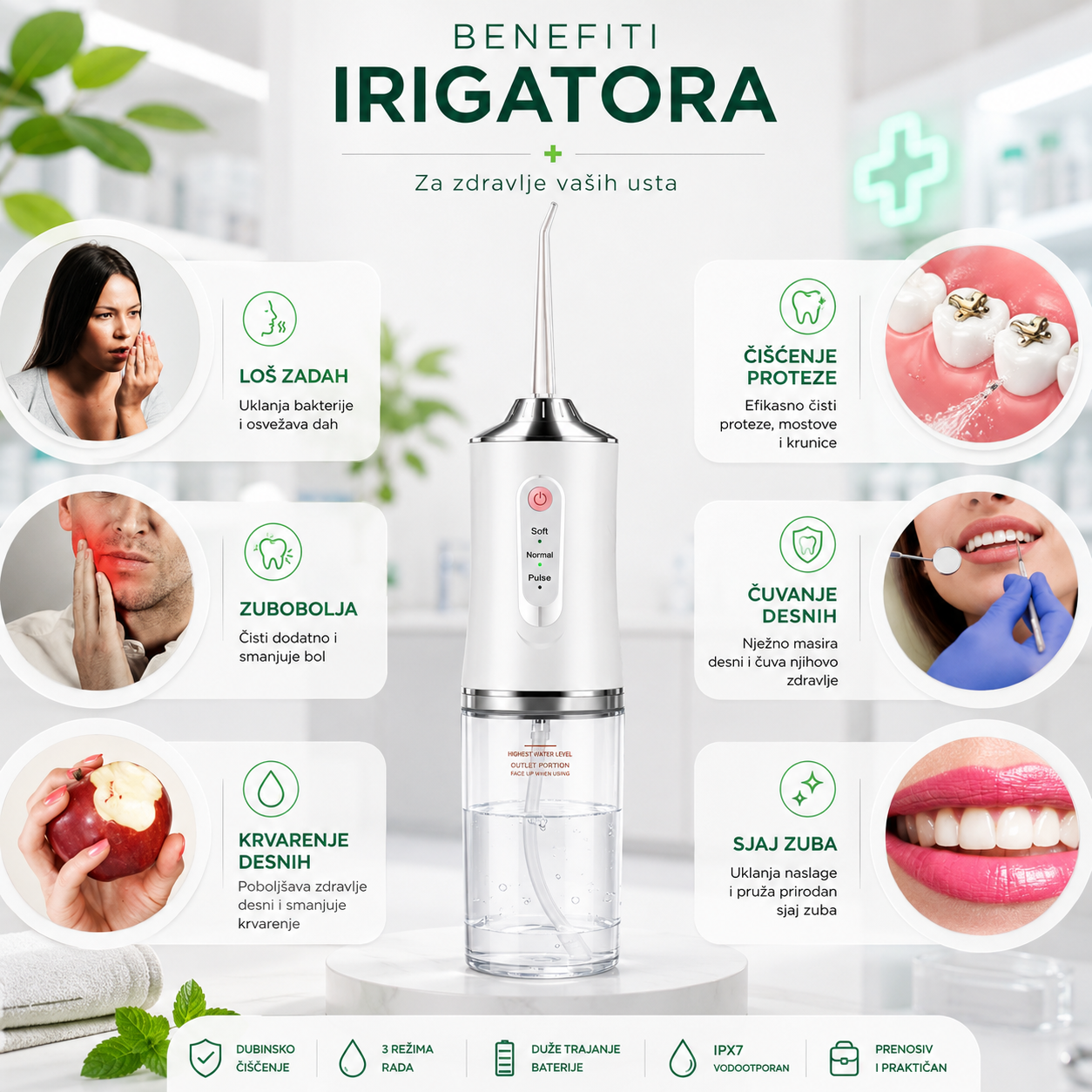 Oralni Irigator za Blistav Osmeh
