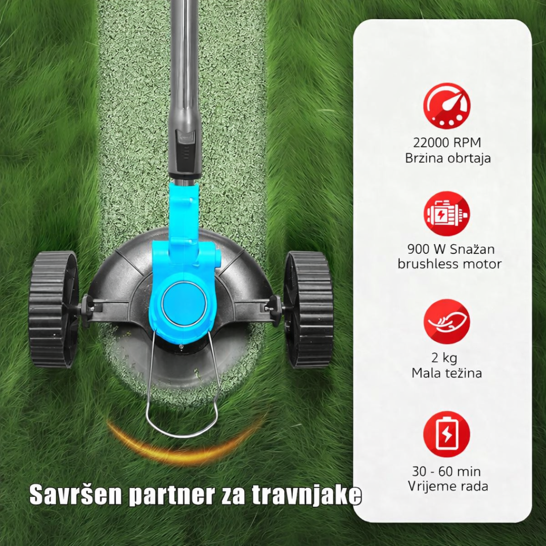 AKU trimer sa točkovima