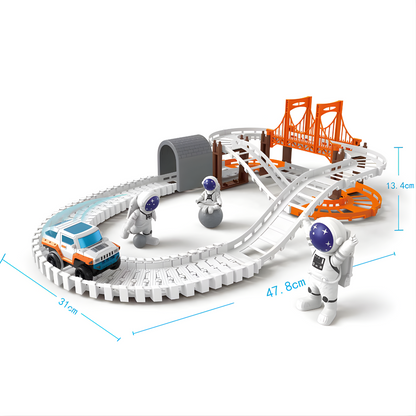 Svemirska Staza sa 3 Astronauta i Autićem