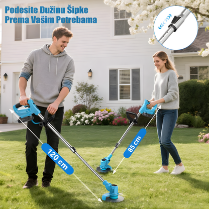 Aku Trimer za Travu sa 2 Baterije