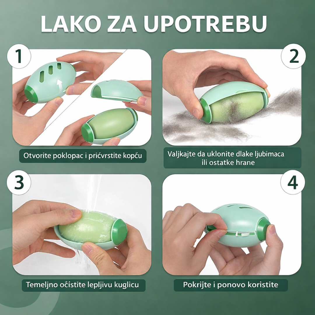 Samolepljivi valjak za čišćenje