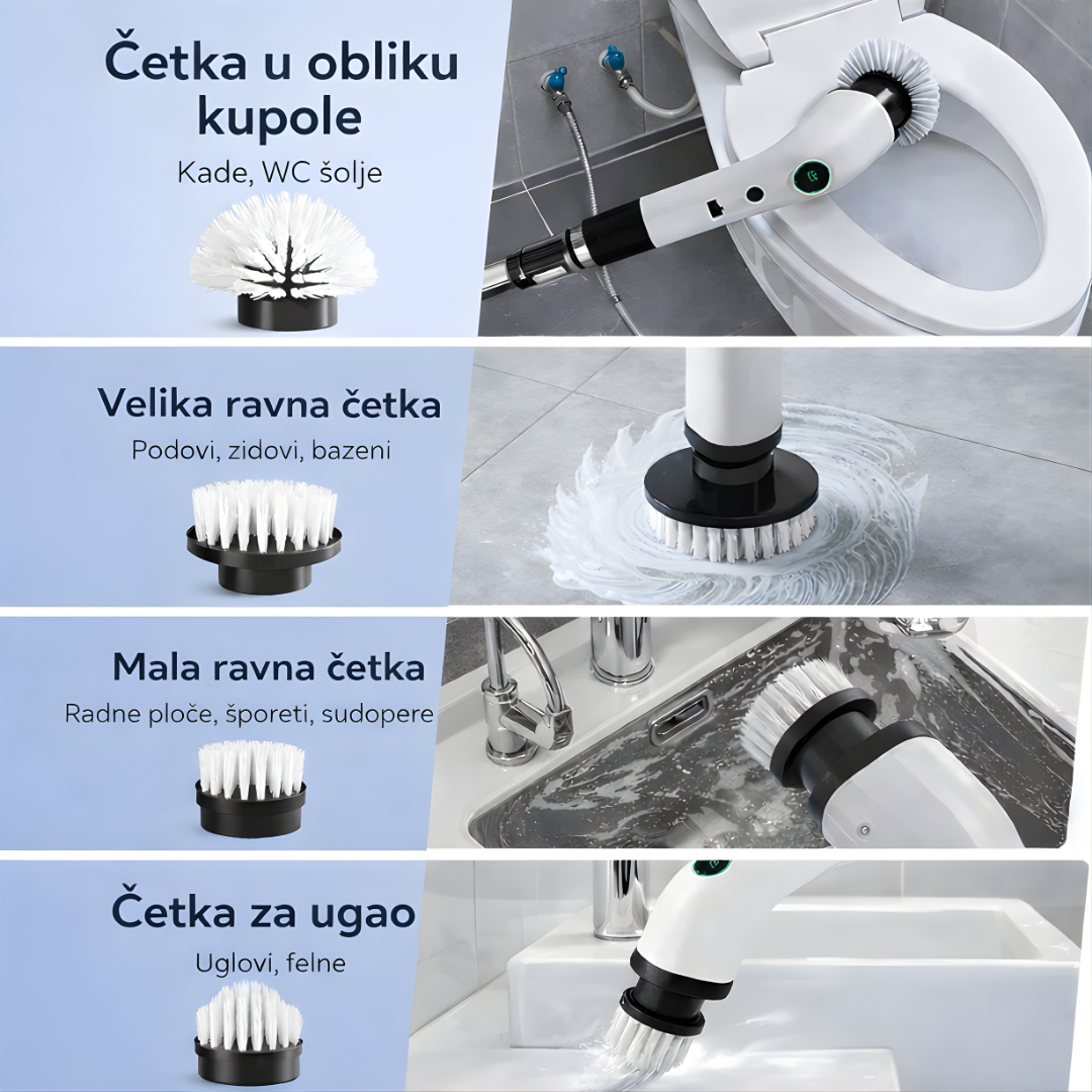 9u1 Električna Rotirajuća Četka za Čišćenje