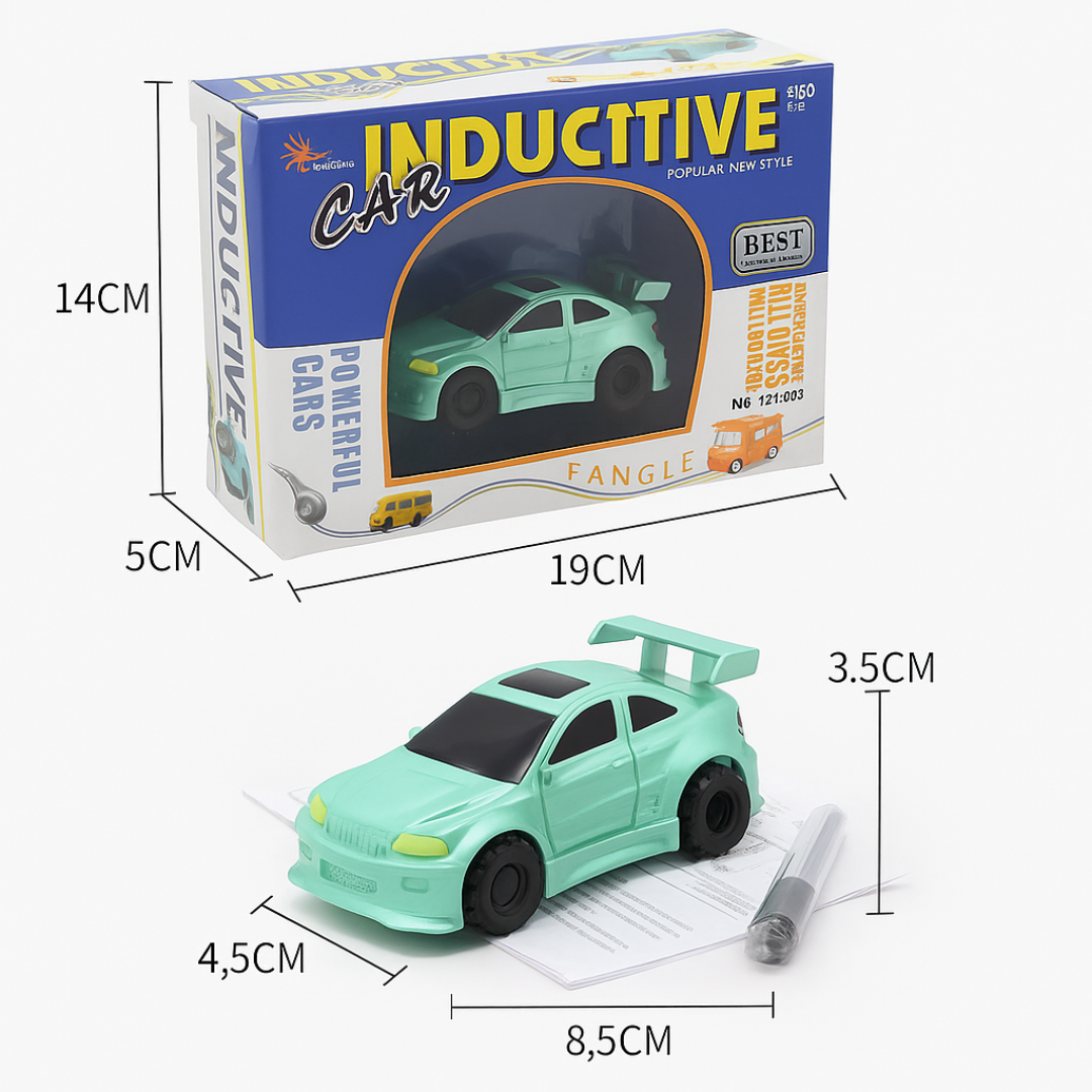 Magični Autić Koji Prati Liniju