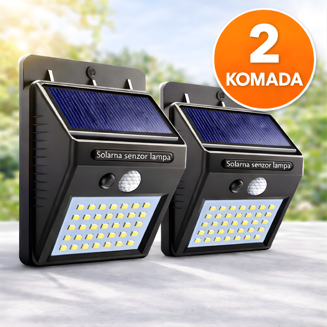 Solarni Reflektor 20LED 100W (2 Komada)